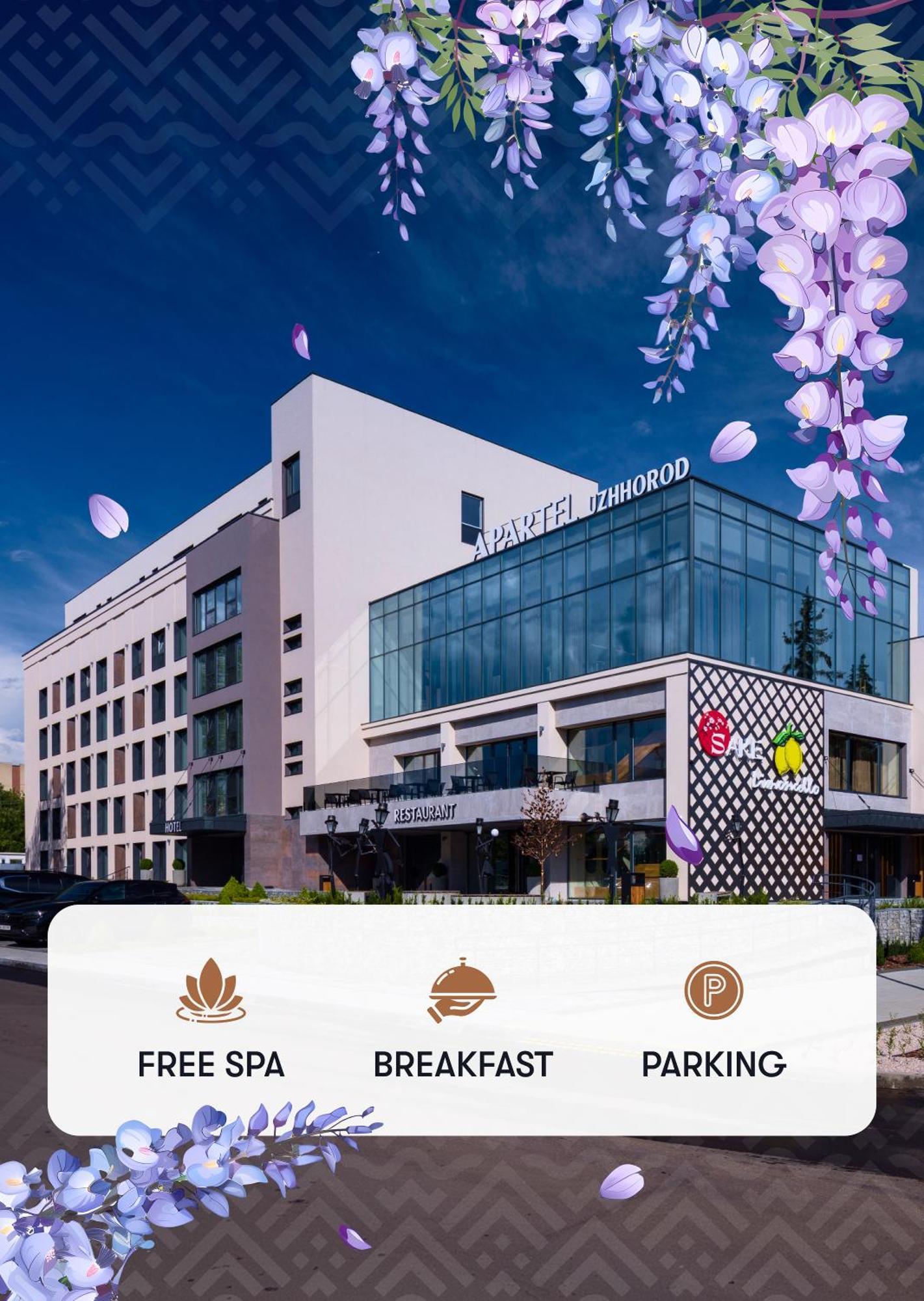 Apartel Uzjhorod Exteriör bild